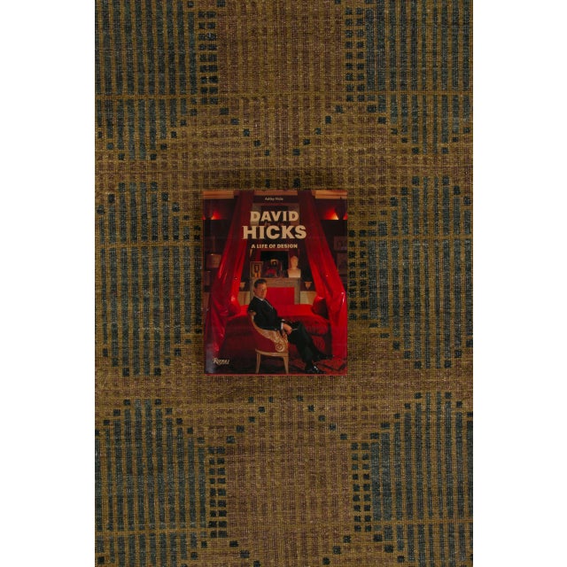 Contemporary Geometric Wool Rug in Green & Brown by Rug & Kilim, India For Sale - Image 10 of 10