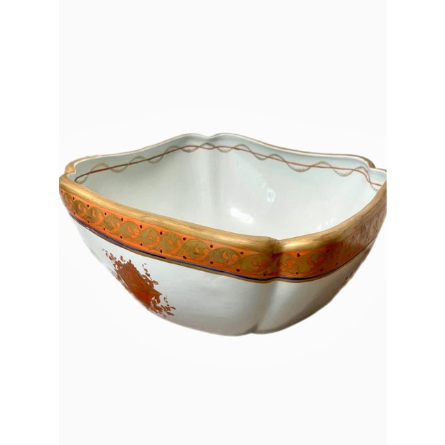 Ceramic Mottahedeh "Lowestoft" Centerpiece Bowl For Sale - Image 7 of 12