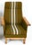 Mid 20th Century Danish Mid Century Modern High Back Lounge Chair W Straight Paddle Arms For Sale - Image 5 of 11