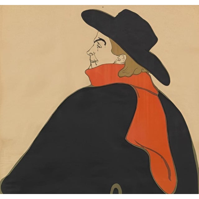 Henri de Toulouse-Lautrec (1864-1901) (After) Aristide Bruant in his cabaret; Digital silkscreen print signed in the plate...