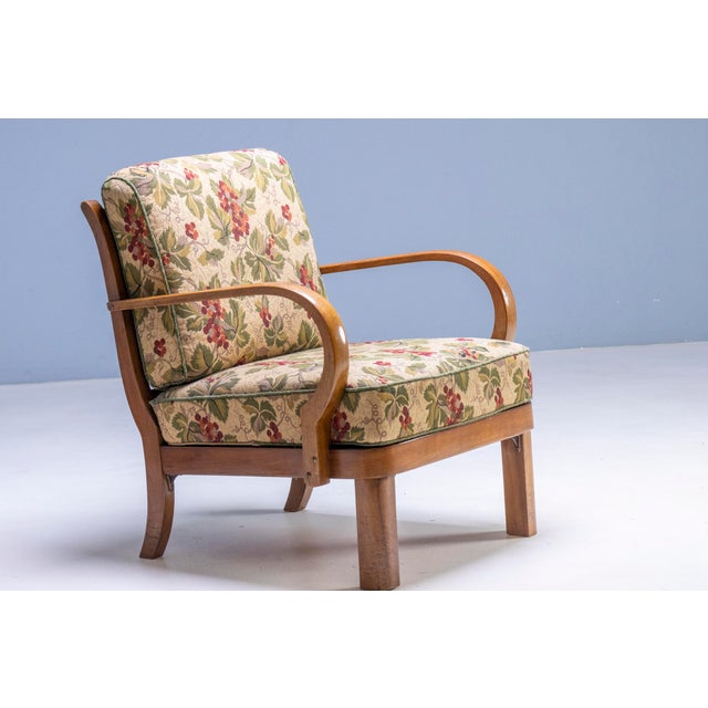 Armchairs with Bentwood Frames from Thonet, 1940s, Set of 2 For Sale - Image 6 of 7