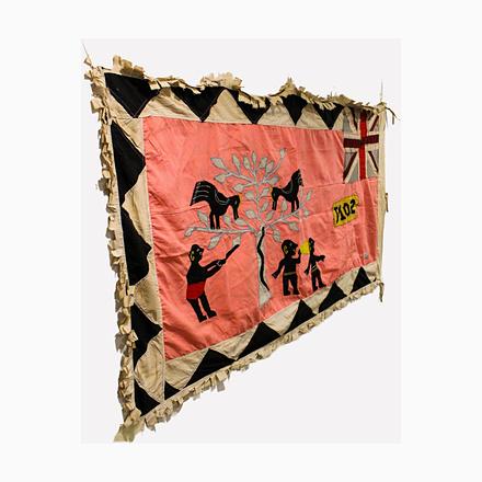 Textile Asafo Fante Flag For Sale - Image 7 of 7