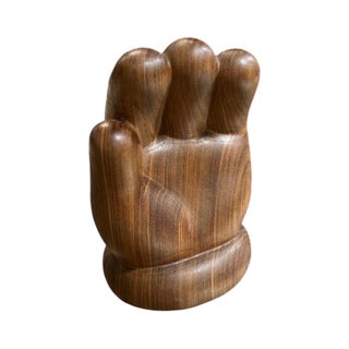 KAWS, Rare Carved Wood Kaws Hand Sculpture More Gallery Switzerland Wooden Toy Art, 2016 For Sale