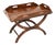Burr Elm Butler's Tray Top Coffee Table, 1930s For Sale