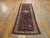 Handmade antique NW Persian carpet. Woven, circa 1900. Runner size: 3'3" x 10'3". Central medallion with lattice. Design...