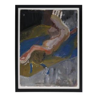 Framed Figurative Reclining Woman For Sale