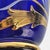 Bohemian Czech Hand-Blown Cobalt Blue Enamel & Fire-Gilt Cabinet Vase 8" For Sale - Image 12 of 17