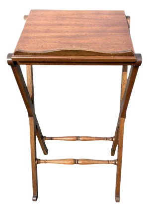 Drexel Attributed Walnut French Lectern Podium Book Stand