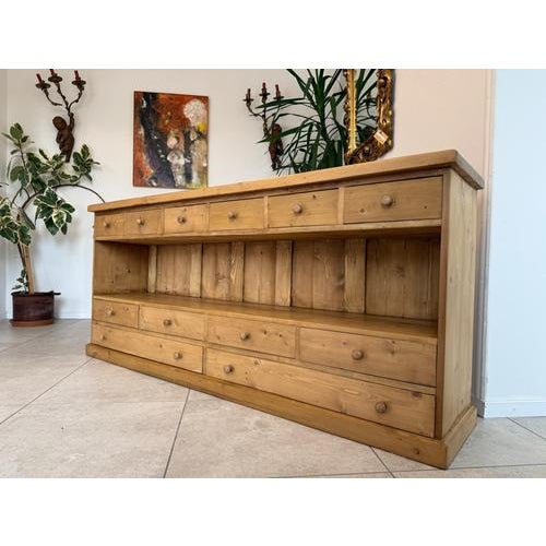 Rustic Sideboard or Chest of 12 Drawers For Sale - Image 12 of 12