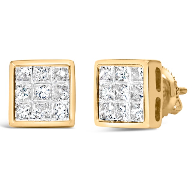 Introducing a captivating masterpiece that beautifully adorns your ears with a touch of enchantment - these 14K Yellow...