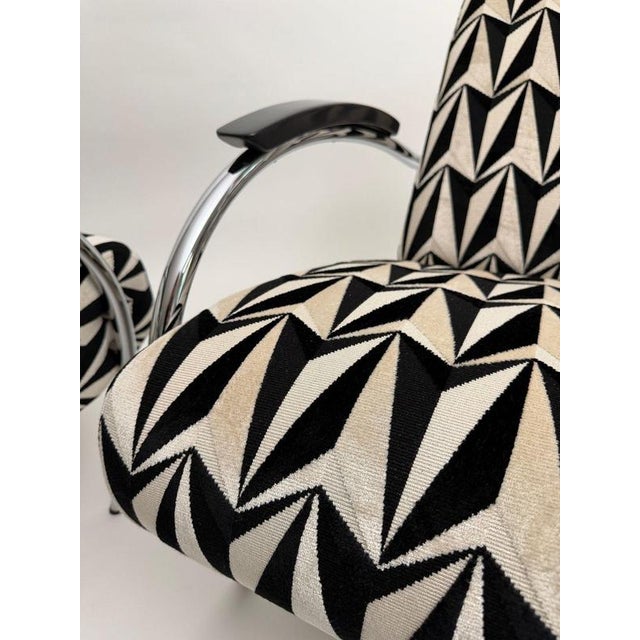 Steel Tube 5470 Armchairs from Gelderland, Netherlands, 1990, Set of 2 For Sale - Image 12 of 18
