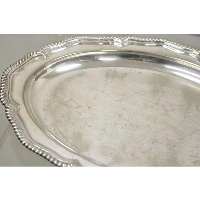 Antique Tiffany & Co. Makers Silver Soldered Oval Vegetable Serving Dish Silver Plate For Sale In Philadelphia - Image 6 of 10