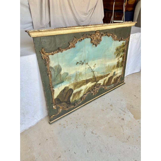 Found in Italy, this 19th Century Italian Landscape Oil on Panel Painting dates back to the late 1800's. The art features...