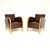 Swedish Art Deco Armchairs in Satin Birch and Leather, 1930s, Set of 2 For Sale - Image 11 of 11