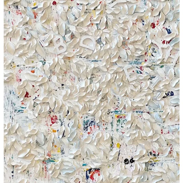 Contemporary A Unique Abstract Painting, "Together" For Sale - Image 3 of 3