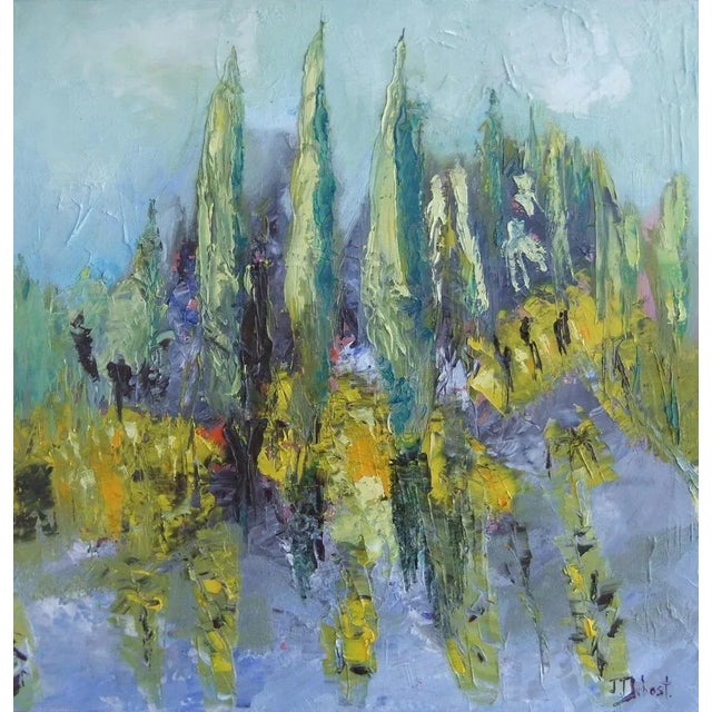 Josette Dubost is a French artist born in 1936 who lives & works in Solliès-Pont, France. This piece is attributed to the...