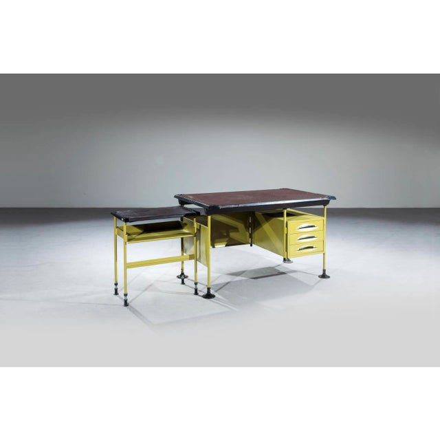 Space Desk and Cabinet by Studio BBPR for Olivetti, 1960s, Set of 2 For Sale - Image 6 of 6