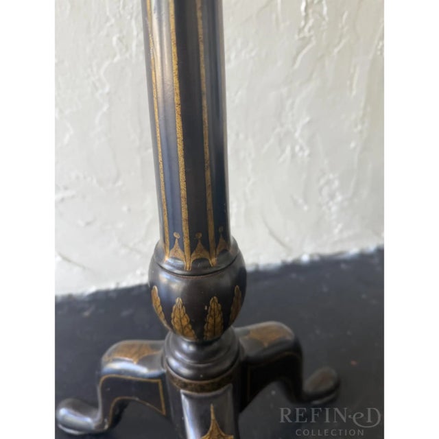 Maitland-Smith Hand-Painted Chinoiserie Tilt-Top Table, Philippines For Sale - Image 13 of 13