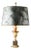 Hollywood Regency Brass Sculptural Palm Tree Table Lamp For Sale