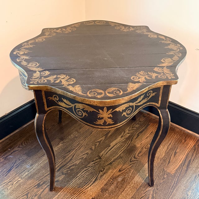Traditional Amy Howard Parcel Gilt Side Table For Sale - Image 3 of 8