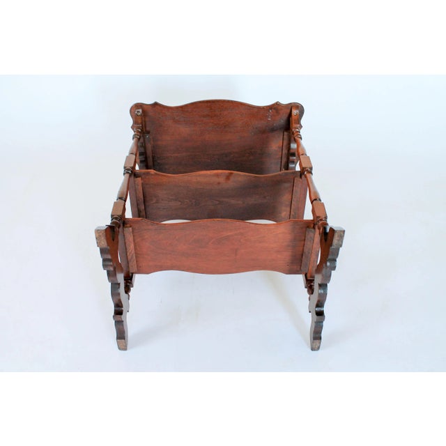 Brown English Regency Style Three Tier Table For Sale - Image 8 of 10