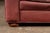 Late 20th Century Red Leather Armchair With Ottoman For Sale - Image 17 of 18