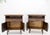 Pair of Walnut Solid Brass Pulls Mid-Century Modern Nightstands Cabinets MINT! For Sale - Image 13 of 13