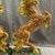 Make an unforgettable statement with this monumental pair of vintage cloisonné enamel rearing horses. Symbolizing success,...