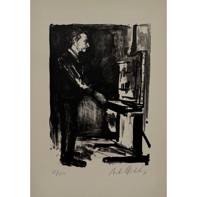 Arbit Blatas (1908 – 1999) Hand signed and numbered to lower edge Ecole de Paris Portrait Printed on Arches French deckle...