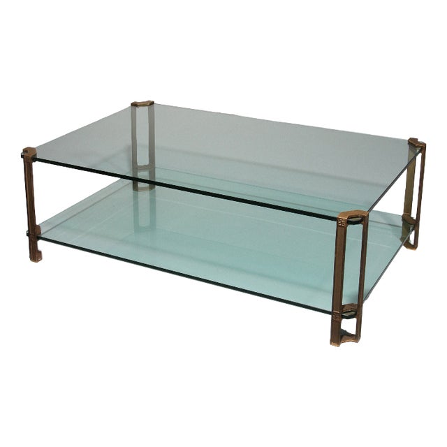 Model T24 Coffee Table in Glass by Peter Ghyczy, 1970s For Sale