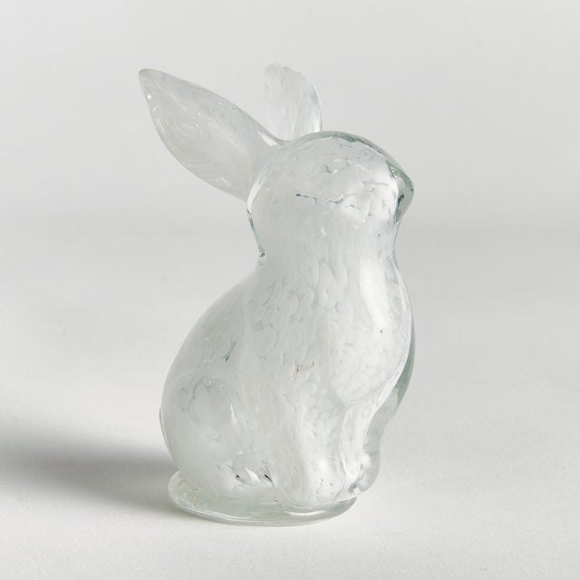 Our hand blown and molded glass bunny sculpture is simply adorable in Spring or even year round. The color is added to...