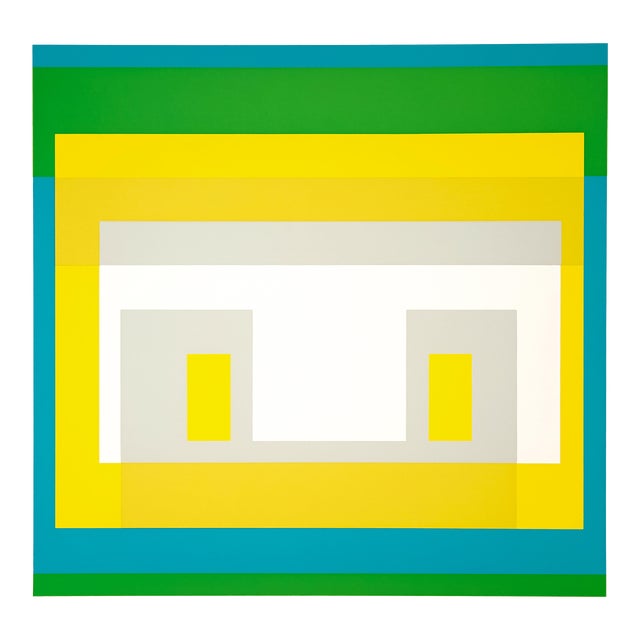 1970s Josef Albers "Formulation : Articulation" Portfolio I Folder 28, Left Side Print For Sale