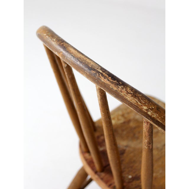 Antique Windsor Farmhouse Chair For Sale - Image 15 of 18