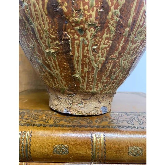 Ceramic Late 19th Century Shigaraki Tsubo Style Ceramic Storage Vessel For Sale - Image 7 of 9