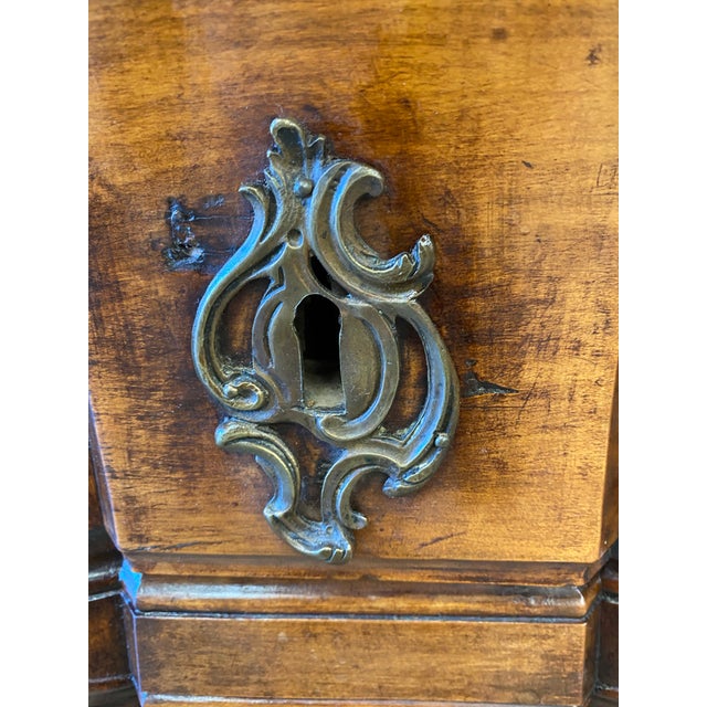 Wood French Provincial Walnut Dresser Commode - 19th C For Sale - Image 7 of 12