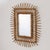 French 1960s French Rattan Sunburst Mirror For Sale - Image 3 of 9