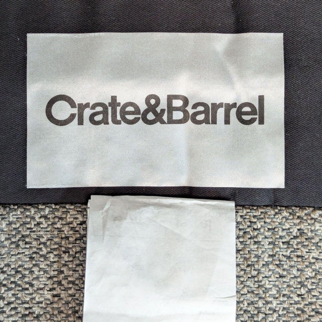 Gray Crate & Barrel Declan Manual Recliner For Sale - Image 8 of 11