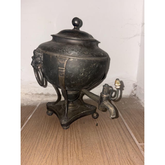 Black Antique Samovar, 1930 For Sale - Image 8 of 8