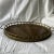 1970s Brass Faux Bamboo Oval Tray with beautiful patina see pictures for the best description.
