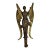 Late 20th Century Bombay Company Angel Gloria Figurine Harvest Goddess Metal Wall Mount For Sale