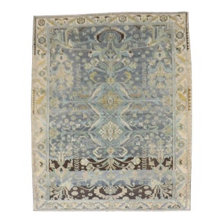 Early 20th Century Zabihi Collection Persian Square Room Size Rug - 7'5" x 8'11" For Sale