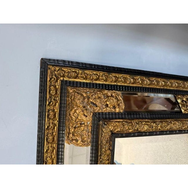 Large Ornate Mirror, 1900s For Sale - Image 3 of 11