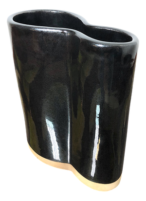 Vintage Italian Space Age Ceramic Vase, 1970s