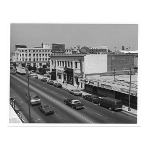 1979 Don Ware Western Avenue Near Wilshire Los Angeles Black and White Photograph