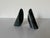 Vintage Modernist Sculptural Green Marble Bookends – A Pair For Sale In Miami - Image 6 of 12