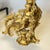 19 century French Louis XVI style gilt bronze cherub motif figural andirons - A Pair For Sale - Image 4 of 13