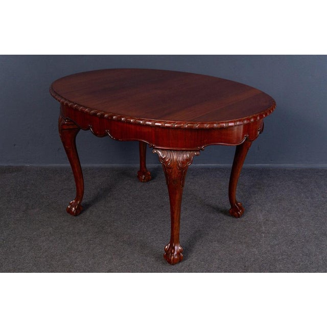 Wood Extendable Dining Table in Mahogany and Pine For Sale - Image 7 of 18