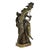 Bronze "Melody" or young woman in the lyre signed Albert-Ernest Carrier de Gédleuse. This piece is designed in the style...