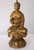 1950s 1950s Hollywood Regency Gold Ceramic Buddha Table Lamp For Sale - Image 5 of 17