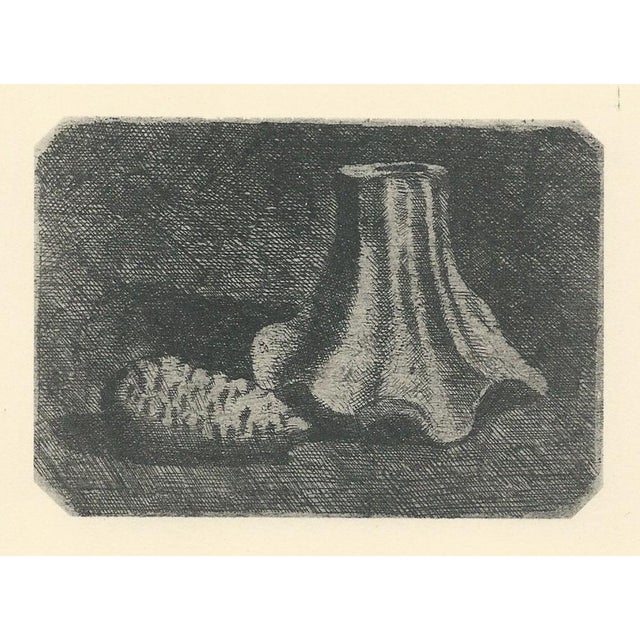 1950s Giorgio Morandi, Still Life with Pine Cone, 1922-1957, Lithograph For Sale - Image 5 of 5
